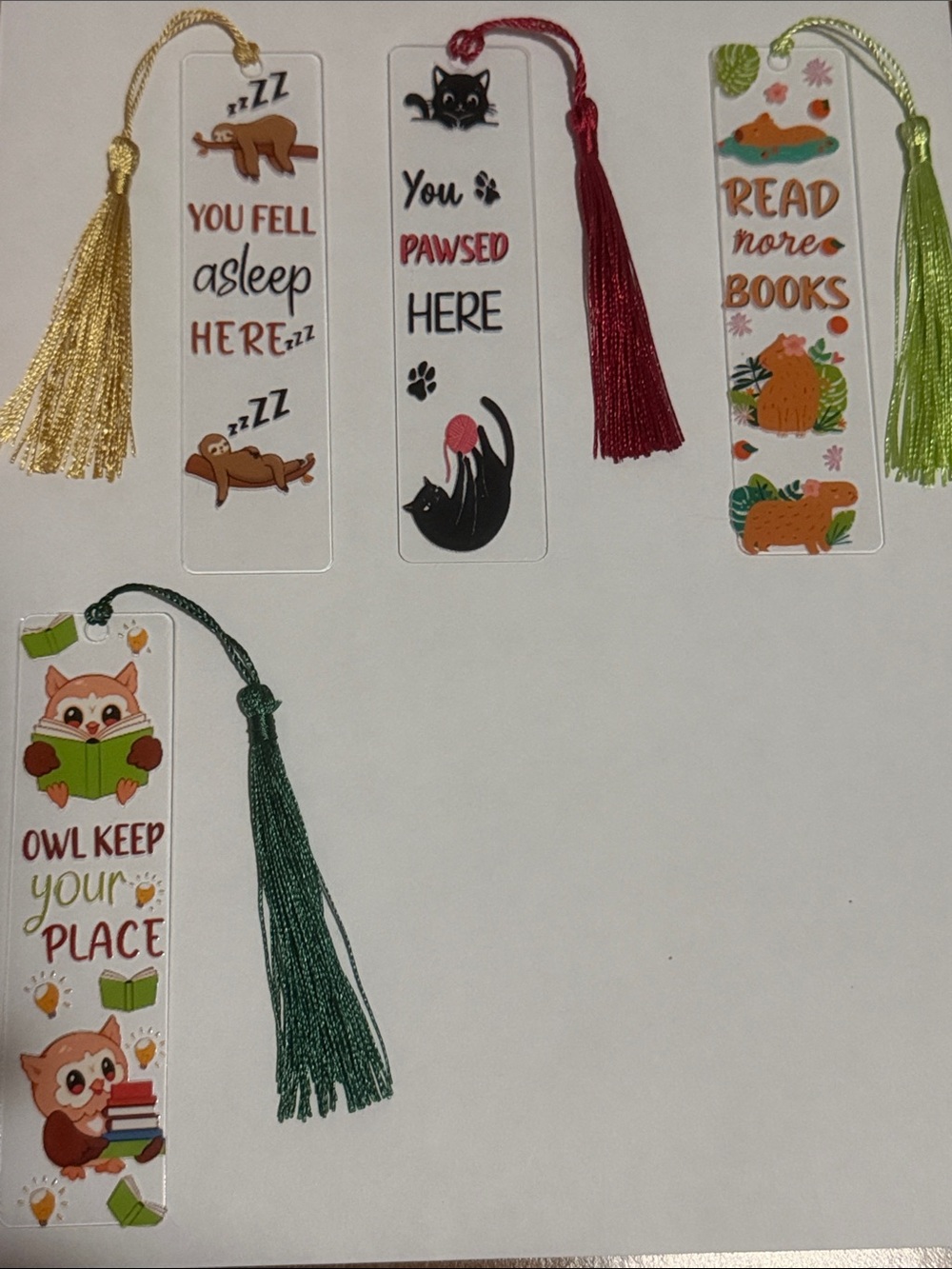 Cute Animal Handmade Tassel Bookmarks - Random Animal Designs